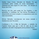 Oração para o Coloca XXII Capítulo Geral. De 01 a 30 de Setembro de 2024